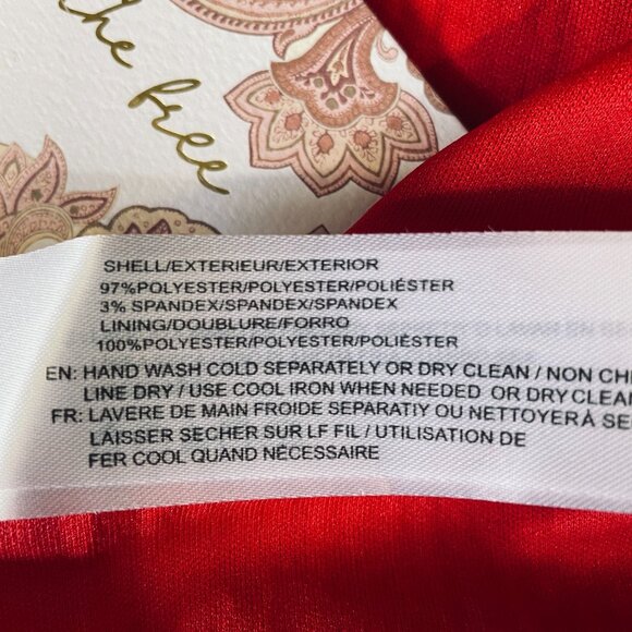 Band Of The Free Red Sequin Mini Skirt Sparkle Party Holiday Clubwear NWT L - Picture 4 of 11